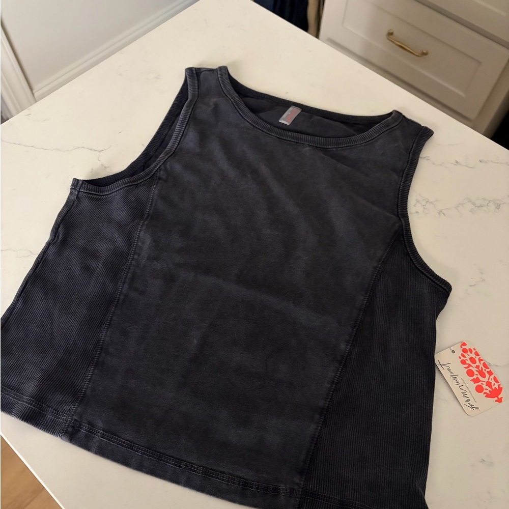 FP Movement by Free People Charcoal Tank Top